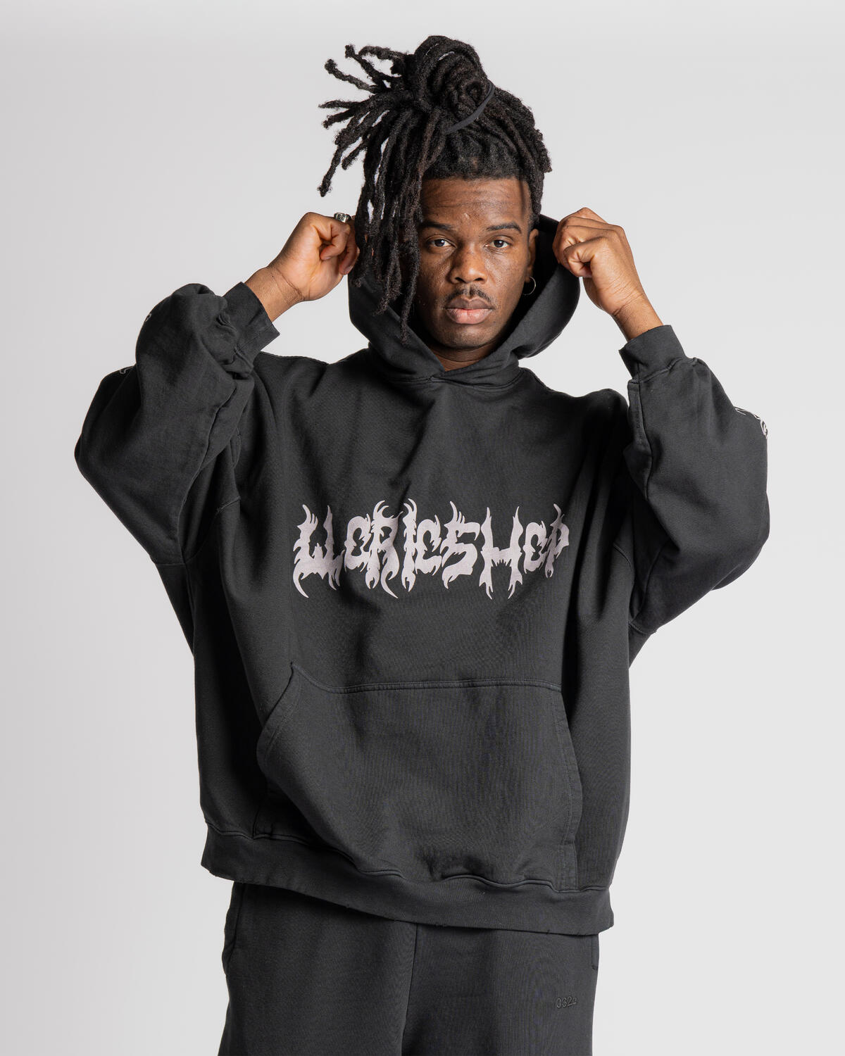 032c ''FAITHLESS'' OVERSIZED HOODIE | S25-URC-0631-050